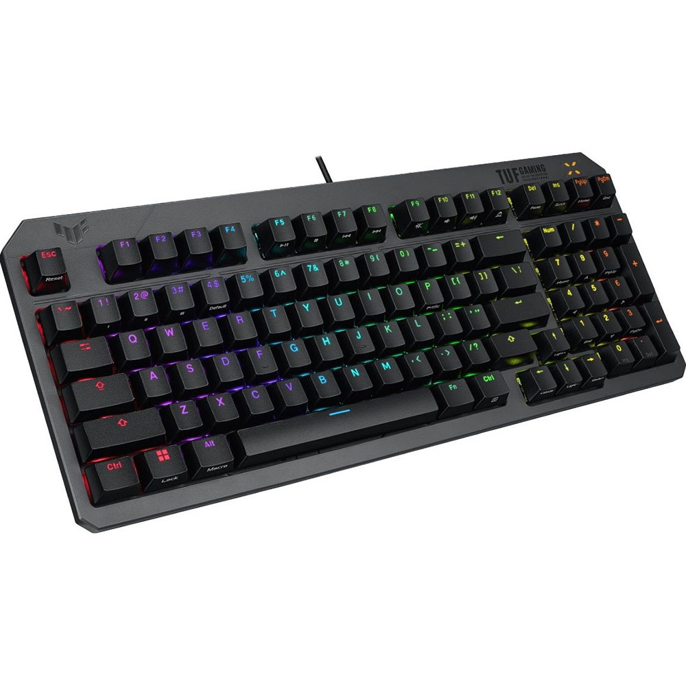 Клавиатура ASUS TUF Gaming K3 Gen II Optical-Mech Switch Black (90MP0390-BKMA00) Комплектация клавиатура