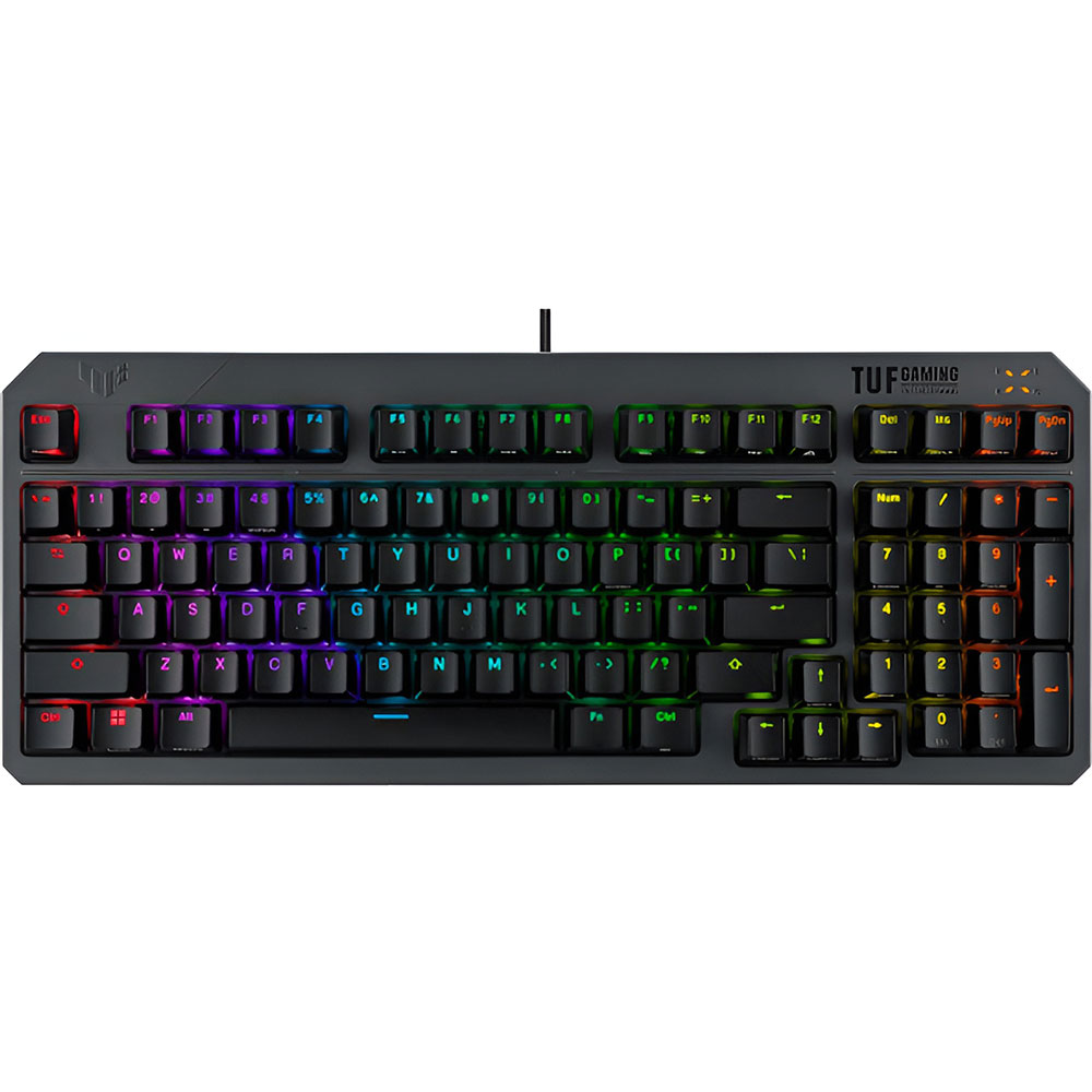 Клавіатура ASUS TUF Gaming K3 Gen II Optical-Mech Switch Black (90MP0390-BKMA00)