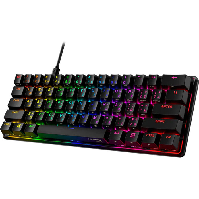 Клавіатура HYPERX Alloy Origins 60 Red UA Black (4P5N4AA) Клас ігрова