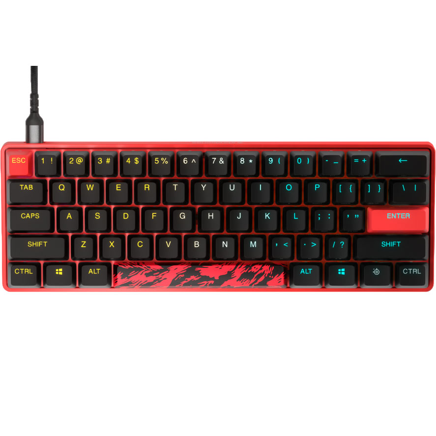 Клавіатура STEELSERIES Apex 9 TKL UA OptiPoint Mini Faze Clan Red/Black (64853)