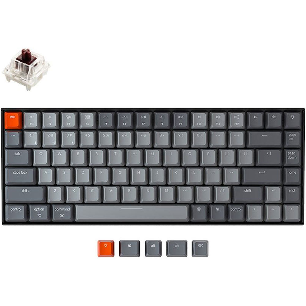 Клавіатура KEYCHRON K2 84 Key Gateron G Pro Brown Black (K2A3_KEYCHRON)