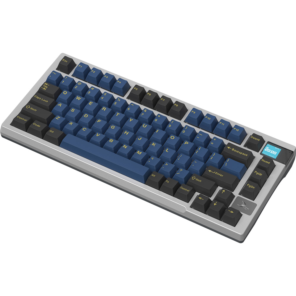 Клавіатура MOTOSPEED Darmoshark K8 Gateron Silver Pro Black-Blue (dmk8bgspro) Підключення бездротове