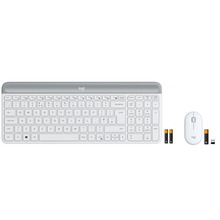 Комплект LOGITECH MK470 Slim Wireless Combo US Off White (920-009205)