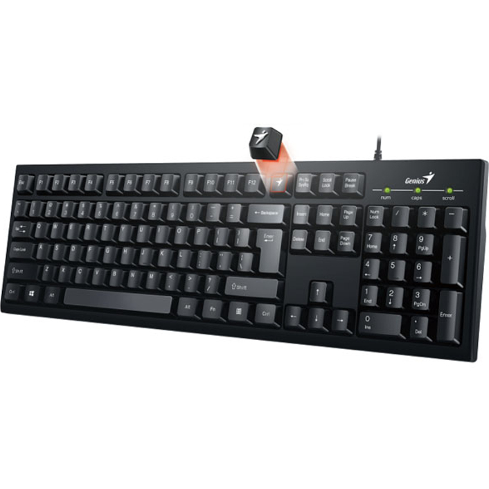 Внешний вид Клавиатура GENIUS KB-100 USB Black (31300005410)