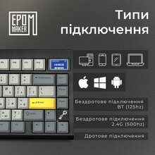 Клавіатура EPOMAKER TH80 Pro V2 Black (TH80-PROV2-B-SS)