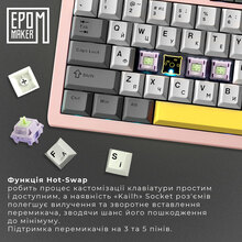 Клавіатура EPOMAKER Shadow-S TKL Pink (SHS-P-WL)