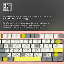 Клавіатура EPOMAKER Shadow-S TKL Pink (SHS-P-WL)