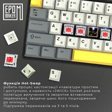 Клавіатура EPOMAKER EP64 Black (EP64-B-M)