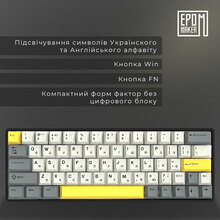 Клавіатура EPOMAKER EP64 Black (EP64-B-M)