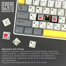 Клавіатура EPOMAKER EP64 White (EP64-W-M)