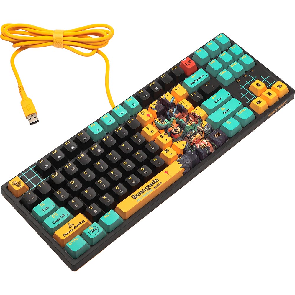 Клавиатура A4TECH Bloody AT87 (Renegade) Клавиатура A4TECH Bloody AT87 (Renegade) Комплектация клавиатура