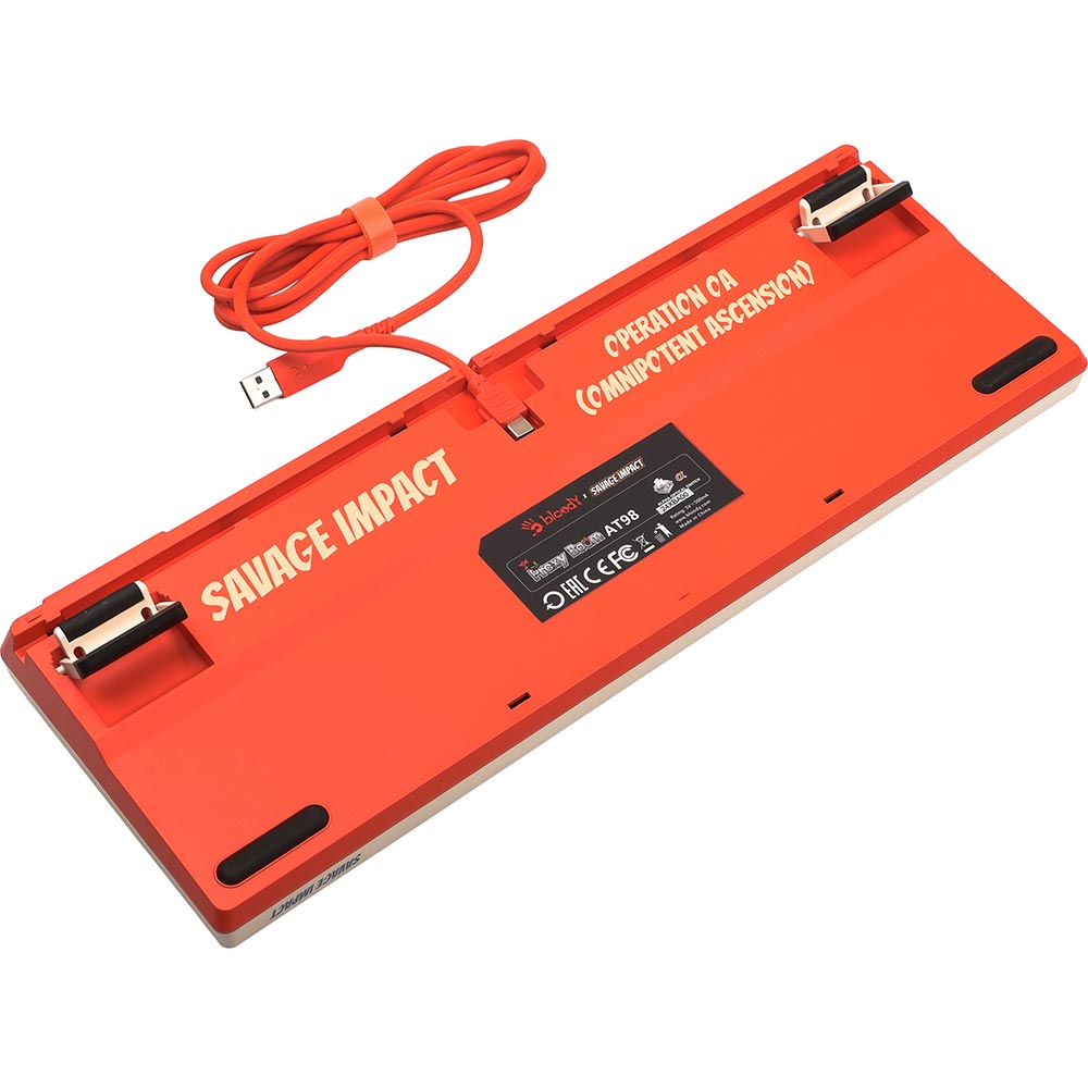 Клавіатура A4TECH Bloody AT98 (Proxy Boom) Клавіатура A4TECH Bloody AT98 (Proxy Boom) Конструкція механічна