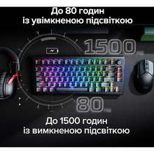 Клавіатура HYPERX Alloy Rise 75 PBT HX Red Wireless (91Y91AA#ABA)