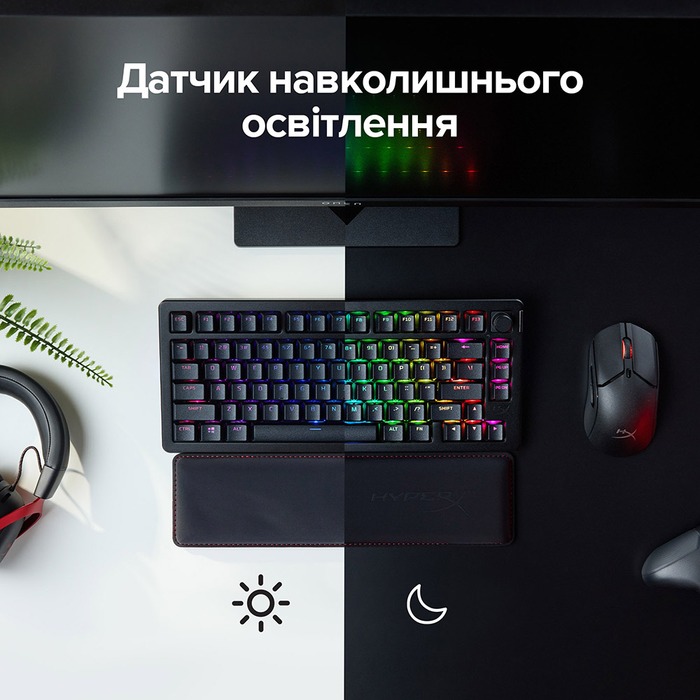 Замовити Клавіатура HYPERX Alloy Rise 75 PBT HX Red Wireless (91Y91AA#ABA)