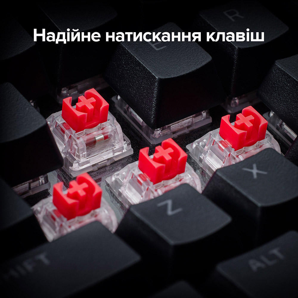 Фото Клавіатура HYPERX Alloy Rise 75 PBT HX Red Wireless (91Y91AA#ABA)