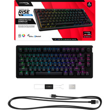 Клавіатура HYPERX Alloy Rise 75 PBT HX Red Wireless (91Y91AA#ABA)