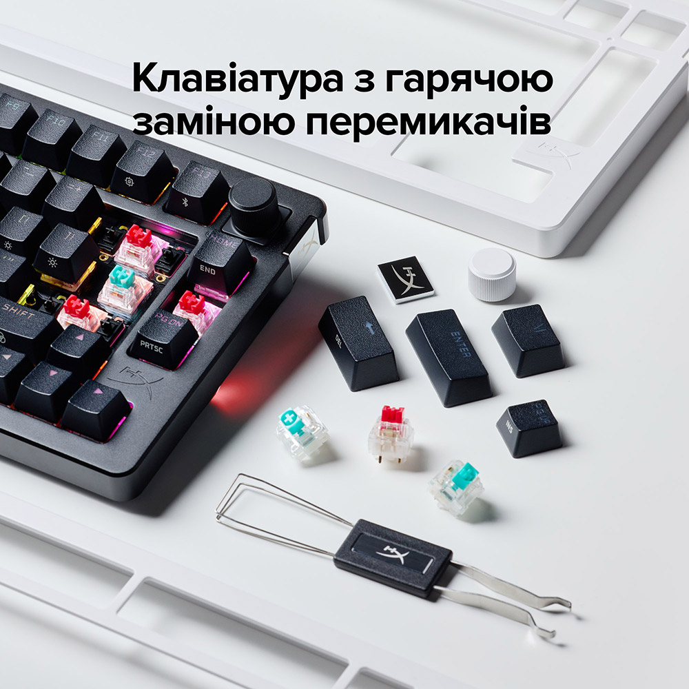 Покупка Клавіатура HYPERX Alloy Rise 75 PBT HX Red Wireless (91Y91AA#ABA)