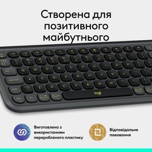 Клавиатура LOGITECH POP ICON KEYS Graphite (L920-013157)