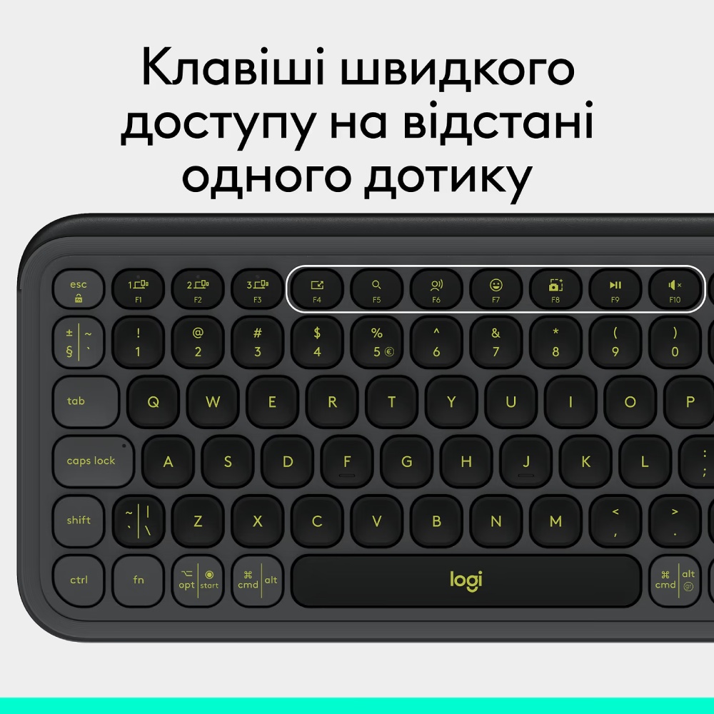 Покупка Клавиатура LOGITECH POP ICON KEYS Graphite (L920-013157)