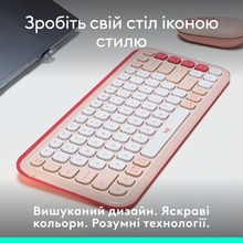 Клавиатура LOGITECH POP ICON KEYS Rose (L920-013073)