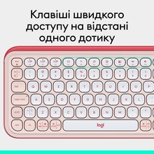 Клавиатура LOGITECH POP ICON KEYS Rose (L920-013073)