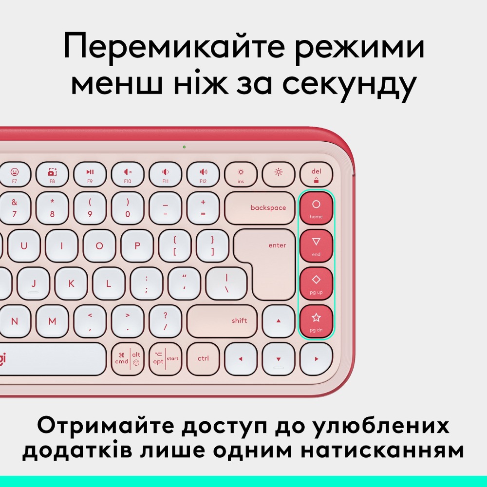 Покупка Клавиатура LOGITECH POP ICON KEYS Rose (L920-013073)