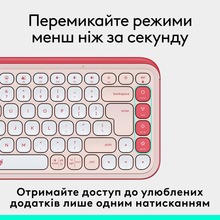 Клавиатура LOGITECH POP ICON KEYS Rose (L920-013073)