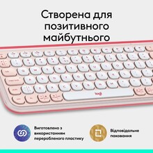 Клавиатура LOGITECH POP ICON KEYS Rose (L920-013073)