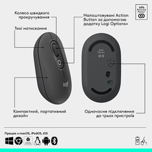 Комплект LOGITECH POP ICON COMBO Graphite (L920-013156)