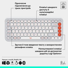 Комплект LOGITECH POP ICON COMBO Off White (L920-013141)