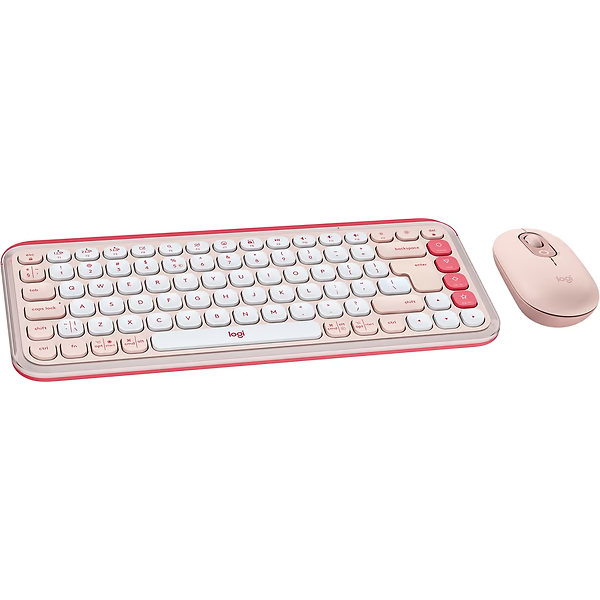 Комплект LOGITECH POP ICON COMBO Rose (L920-013142) Комплектация клавиатура+мышь