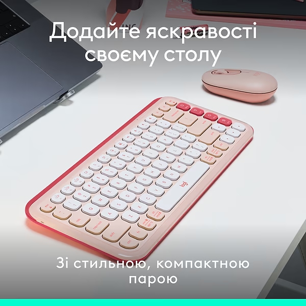 Заказать Комплект LOGITECH POP ICON COMBO Rose (L920-013142)