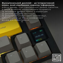 Клавиатура EPOMAKER AK820 Pro 75% Gift Switch Hot-Swap 2.4G/BT/USB LCD Screen RGB Black (AK820 Pro)