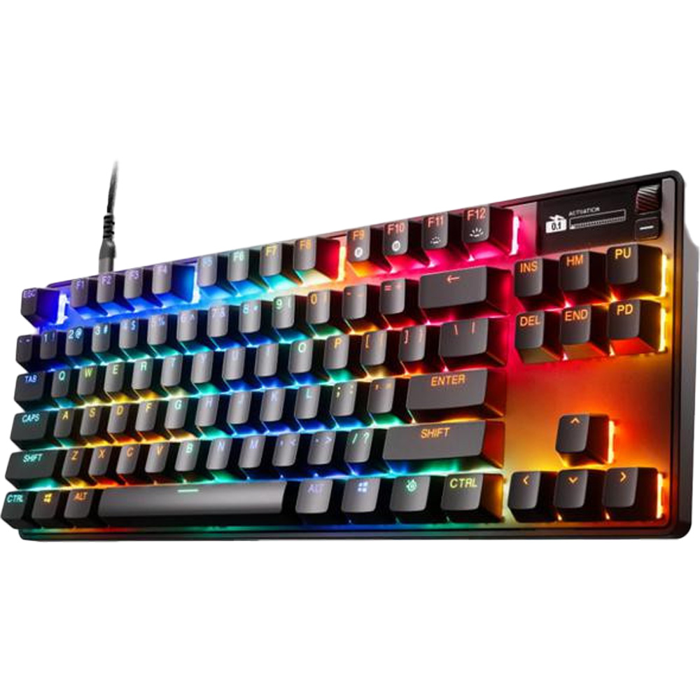 Клав STEELSERIES Apex Pro TKL Gen 3 - UA Black (64740) Конструкция оптико-механическая