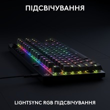 Клавіатура LOGITECH G PRO X TKL RAPID Black (920-013233)