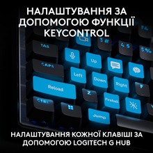 Клавіатура LOGITECH G PRO X TKL RAPID Black (920-013233)