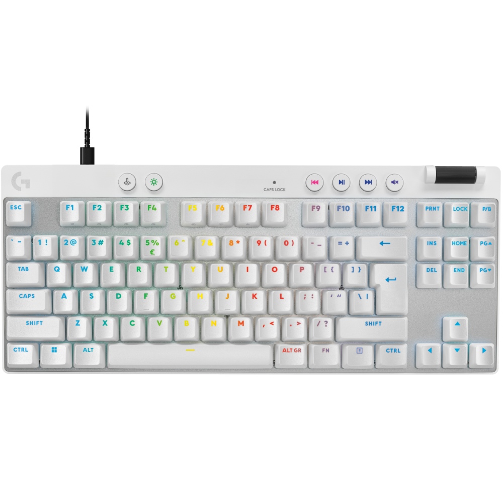 Клавіатура LOGITECH G PRO X TKL RAPID White (920-013242)