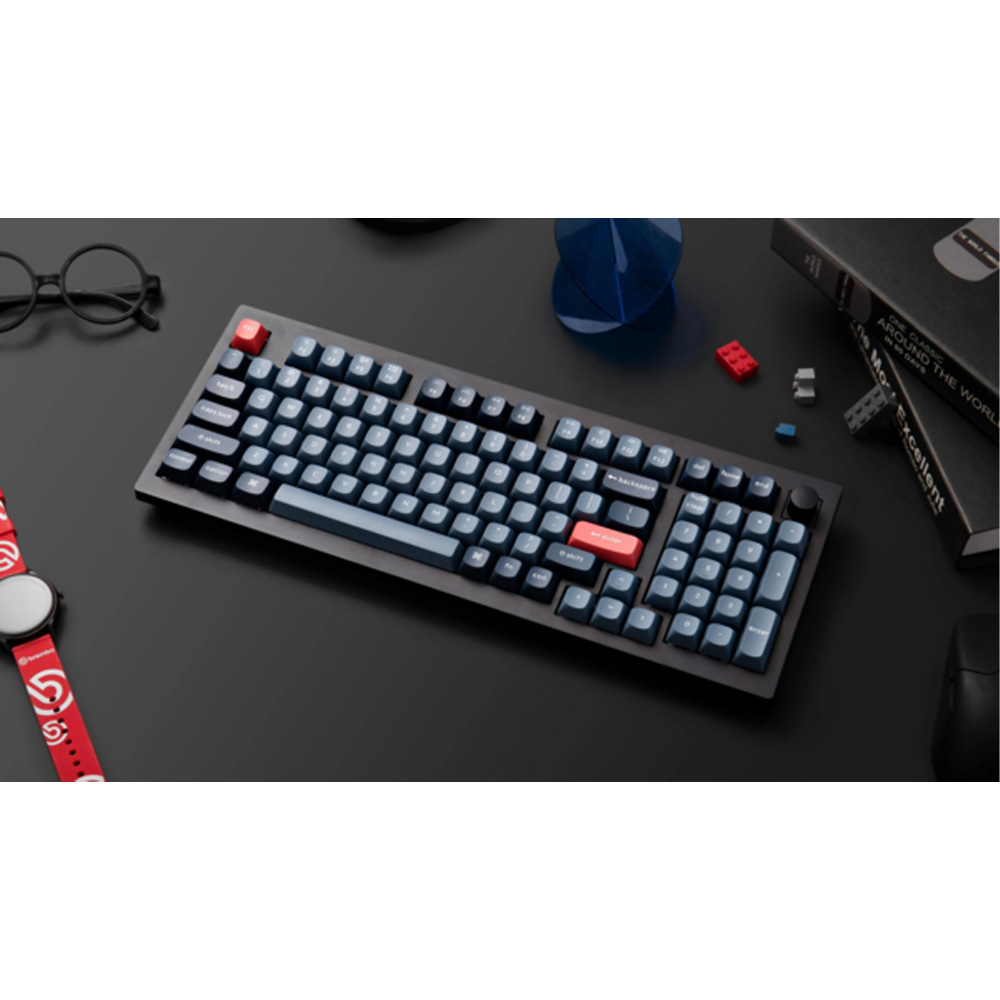 Клавіатура KEYCHRON V5 Max 100 Key Gateron Jupiter Red Black (V5M-D1-UA) Конструкція механічна