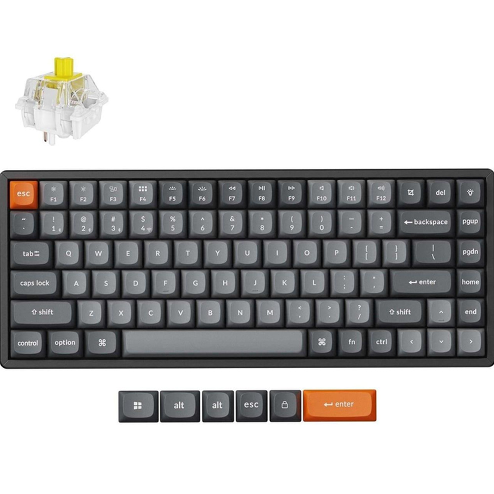 Изображение Клавиатура KEYCHRON K2 Max 84Key K Super Banana Black (K2M-J4-UA)