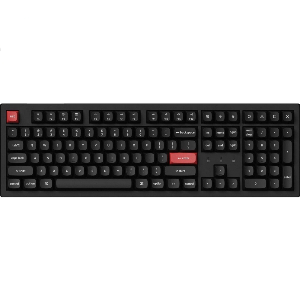 Клавиатура KEYCHRON K10 PRO 100 Key K pro Red RGB Black (K10P-B1-UA)