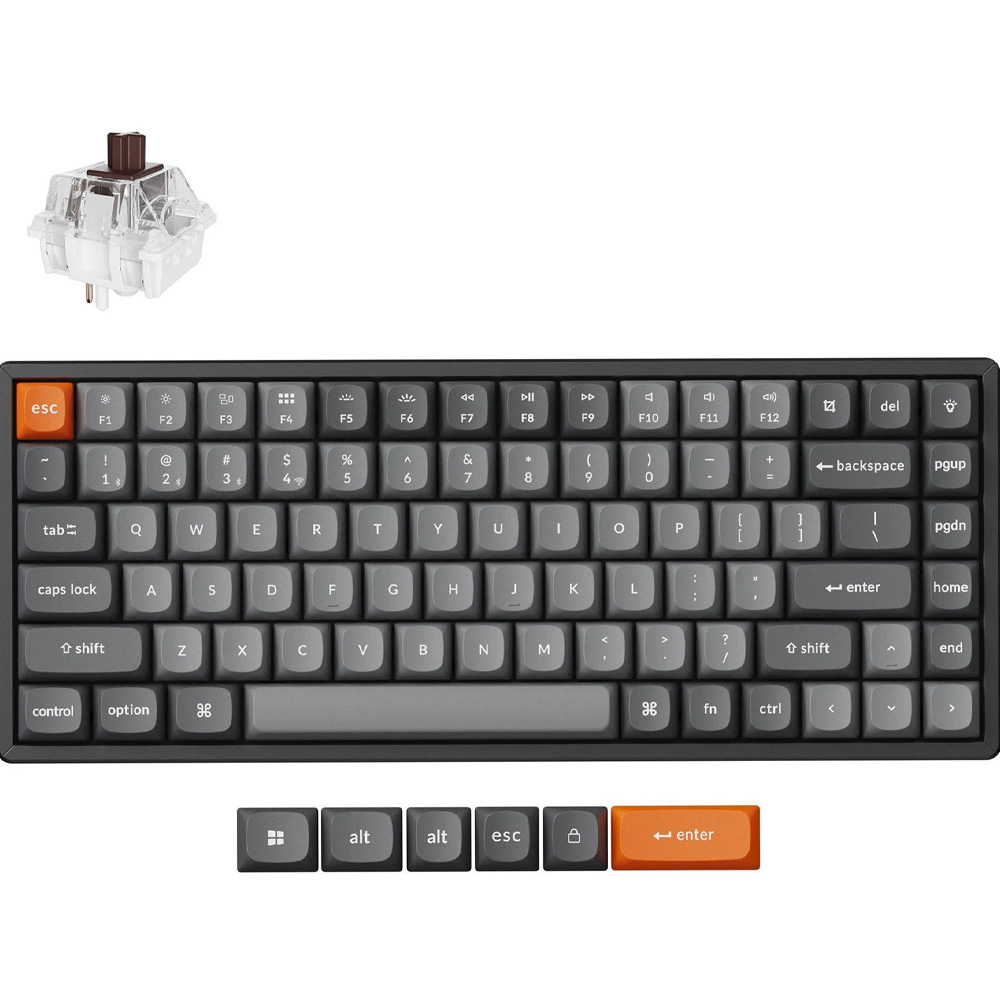 В Україні Клавіатура KEYCHRON K2 Max 84Key K Super Brown Black (K2M-C3-UA)