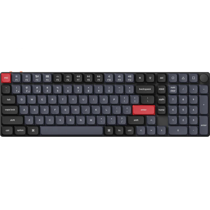 Клавиатура KEYCHRON K17 PRO 100 Key Gateron MX 2.0 Brown RGB Hot-Swap Black (K17P-H3-UA)