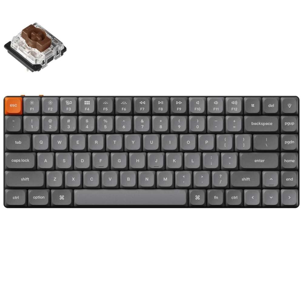 Клавіатура KEYCHRON K3 Max 84 Key Gateron MX 2.0 Brown (K3M-H3-UA)