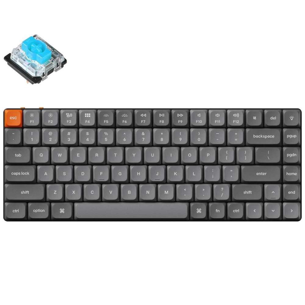 Клавиатура KEYCHRON K3 Max 84Key Gateron MX 2.0 Blue (K3M-H2-UA)