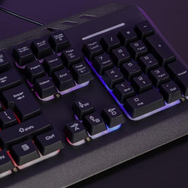 Клавиатура XO KB-01 LED RGB Black (XO-KB-01) Класс игровая