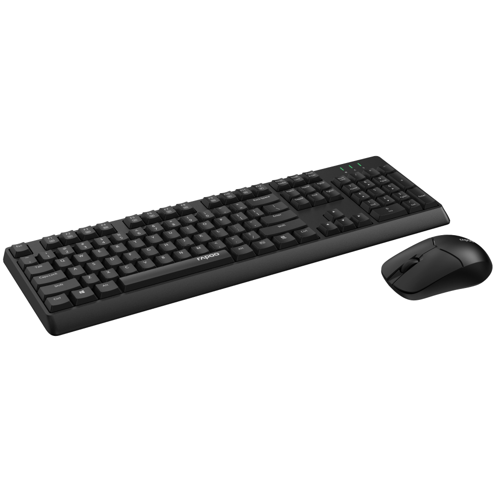 Зовнішній вигляд Комплект RAPOO X1500 Wireless Black (X1500 black)