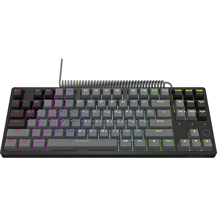 Клавиатура LORGAR Azar 514TKL Linear Dream Switch Black (LRG-GK514TKL-BK-UA) Класс игровая