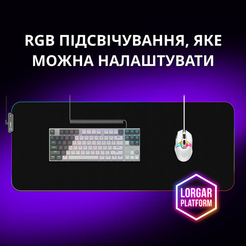 Клавиатура LORGAR Azar 514TKL Linear Dream Switch White (LRG-GK514TKL-WH-UA) Клавиатура LORGAR Azar 514TKL Linear Dream Switch White (LRG-GK514TKL-WH-UA) Подключение проводное