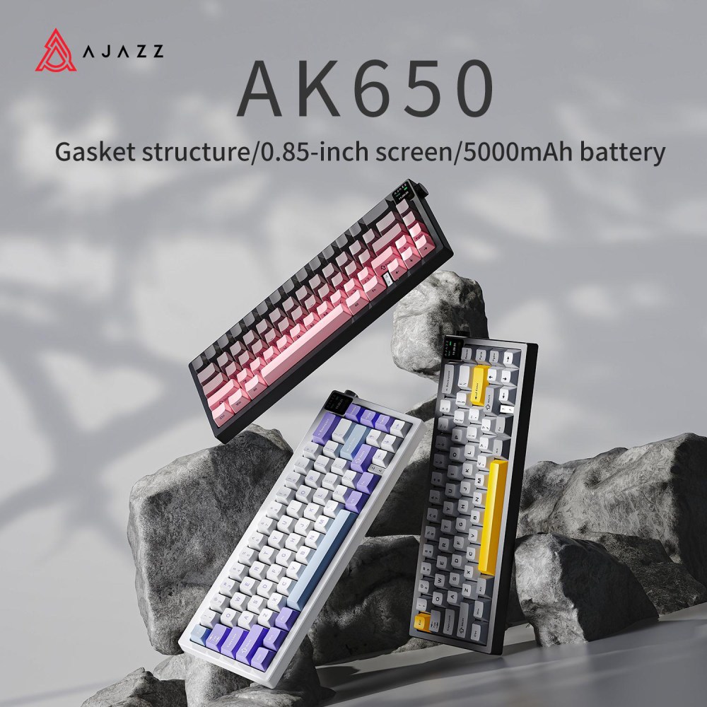 Огляд Клавіатура AJAZZ AK650 Flying Fish Switch Black (AK650-FF-BGY)