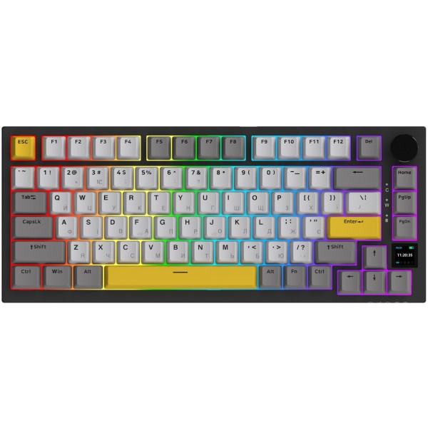 Клавиатура AJAZZ AK820 Pro Flying Fish Switch Black (AK820PRO-FF-BGY) Класс игровая